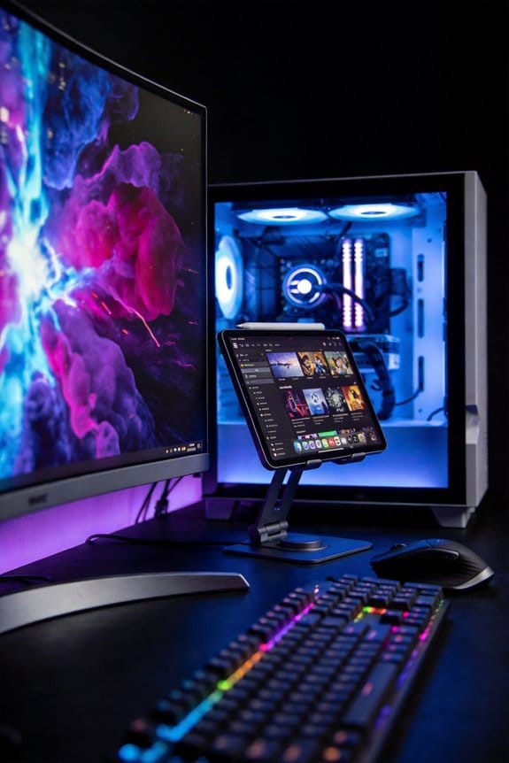portable monitors for teleprompters