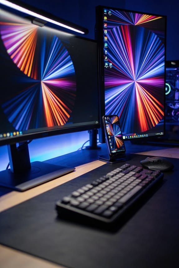 screen glare increases stress