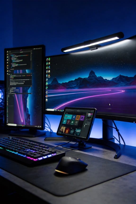 ultimate triple monitor setup